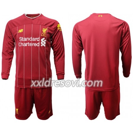 Liverpool Domaći Dječji Komplet Dresovi za Nogomet 2019-2020 Dugim Rukavima (+ kratke hlače)